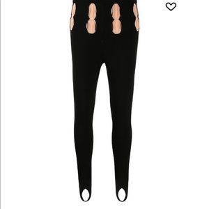 Dion Lee cut out-detail leggings.